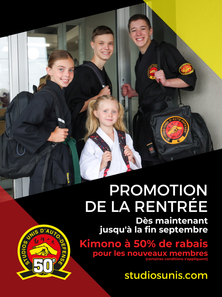Promo de la rentrée 2023 – karate