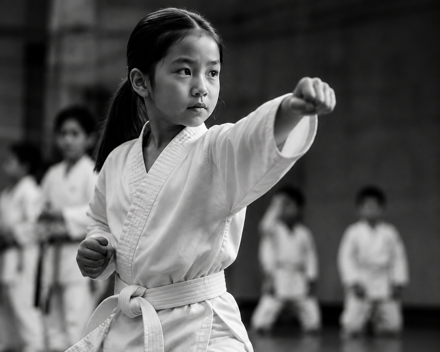 Enfant Karate Blanche